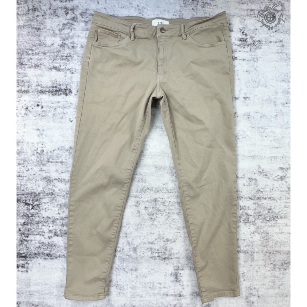 BKE Buckle‎ Khaki Chino Pants Men's 33 Tan Straight Fit Casual Stretch BK001A